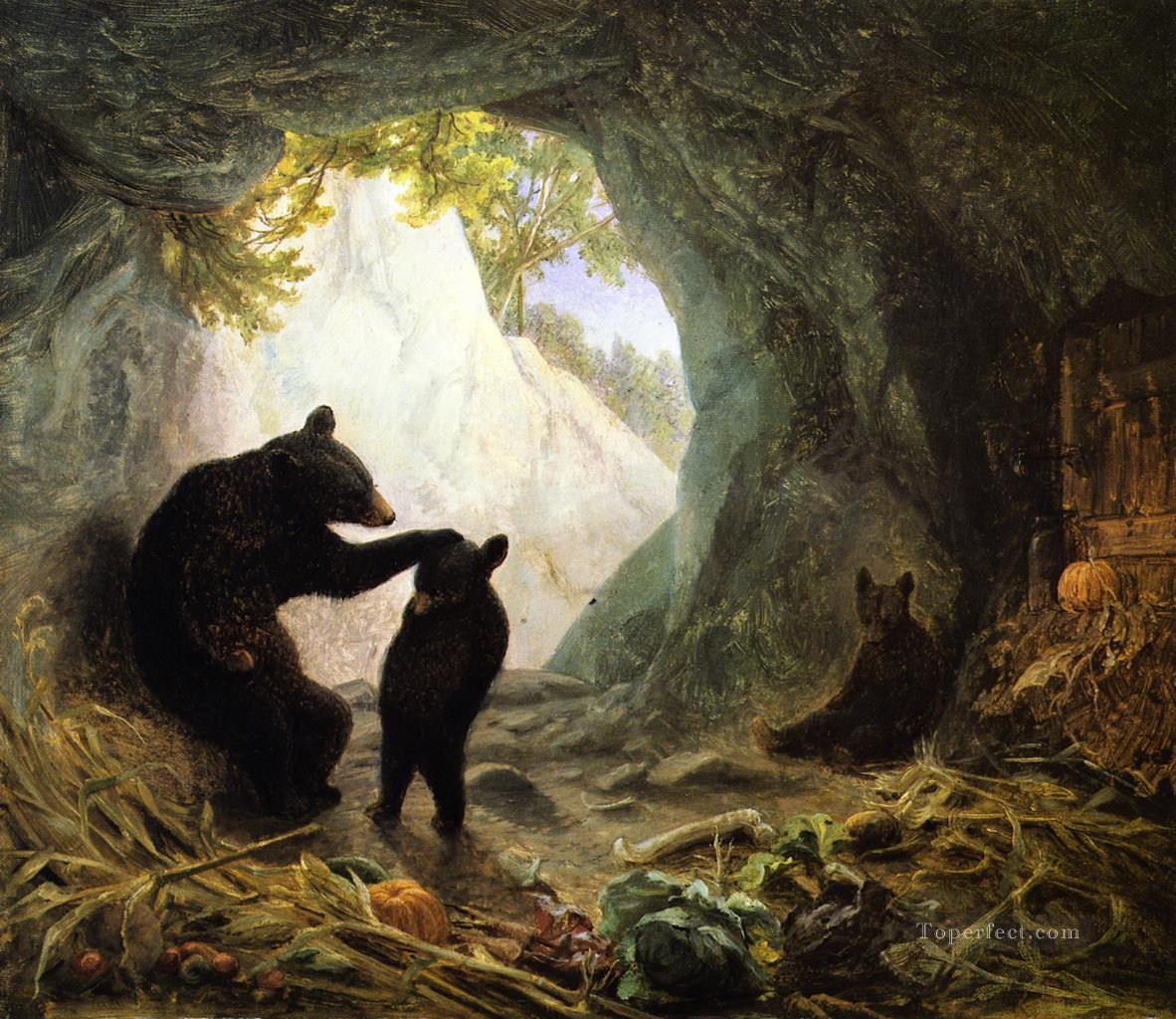 Bear and Cubs William Holbrook Beard Oil Paintings